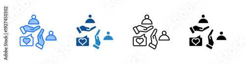 Nepotism Multiple Style Icon Set 