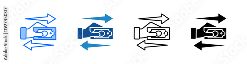 Kickback Multiple Style Icon Set 