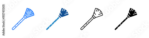 Broomstick Multiple Style Icon Set 