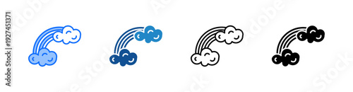 Rainbow Multiple Style Icon Set 