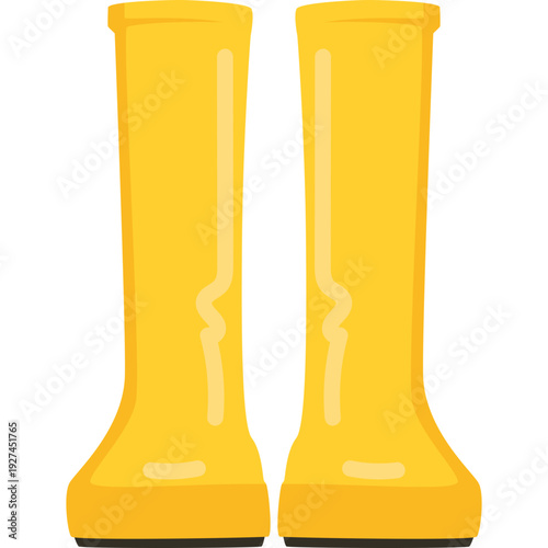 Rubber Boots Illustration
