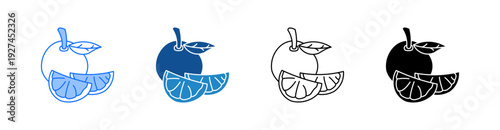 Orange Multiple Style Icon Set 