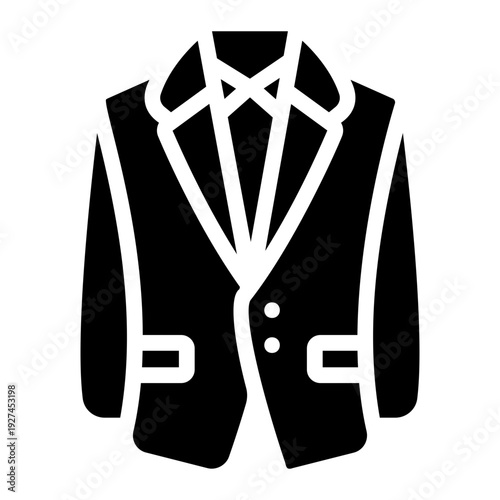 Groom tuxedo Solid icon