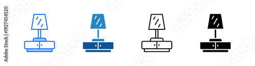 Lamp Multiple Style Icon Set 