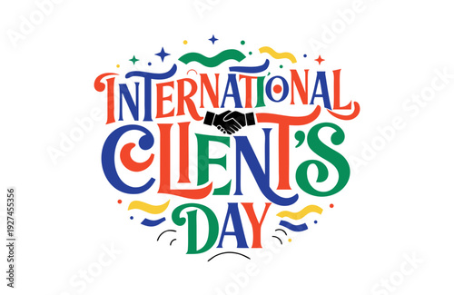 International Client’s Day Vector Artwork for Poster and Banner Design