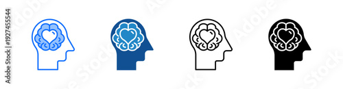 Mental Health Multiple Style Icon Set 