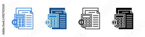 Budget Multiple Style Icon Set 