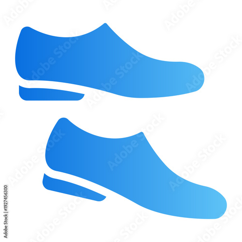 Groom shoes Line Gradient Icon