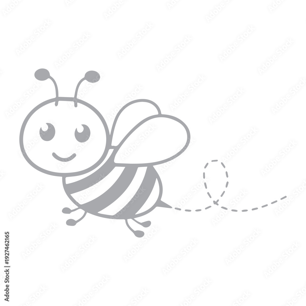 Fototapeta premium Cute Bee Illustration