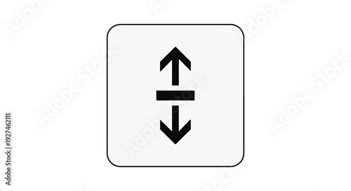 Vertical Up and Down Arrows Button