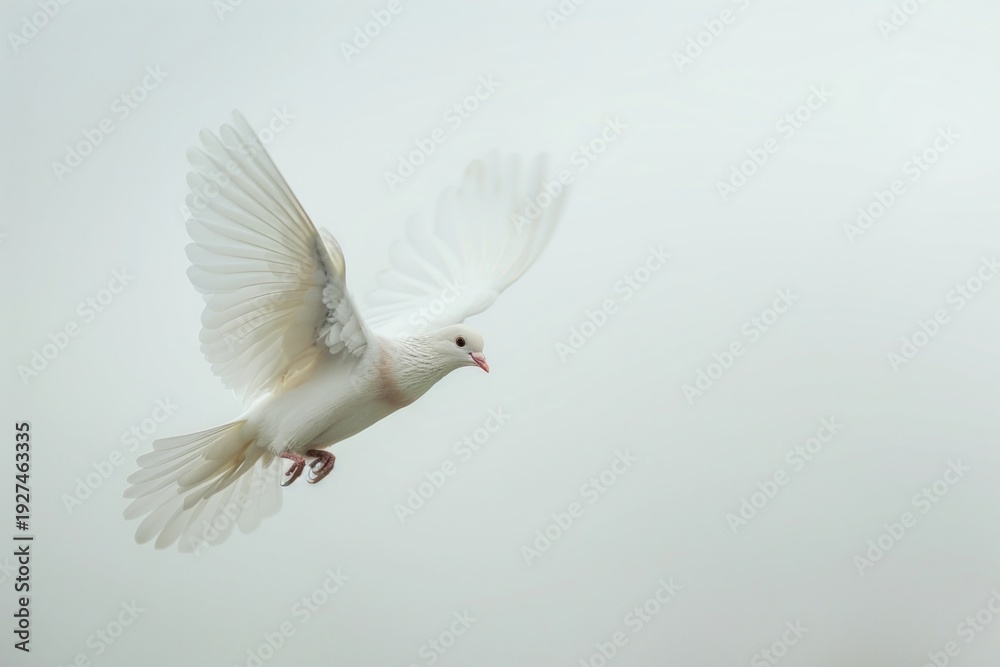 Fototapeta premium Dove fly animal pigeon bird.