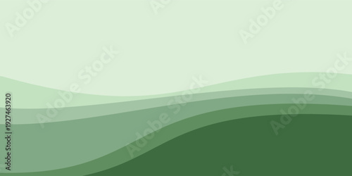 Soft green abstract background with smooth, layered wave patterns and subtle color transitions.