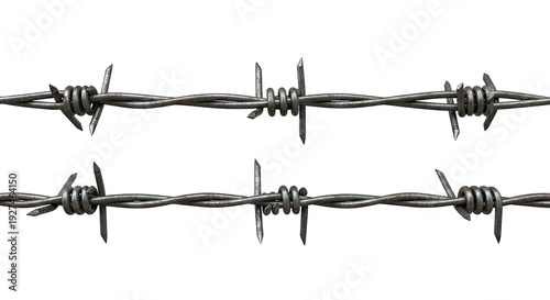Close-up of Barbed Wire