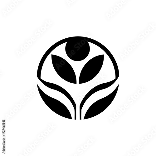 Eco Friendly Sustainable Nature Leaf Earth Globe Icon Symbol Logo Design