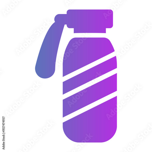 Sport water bottle Line Gradient Icon