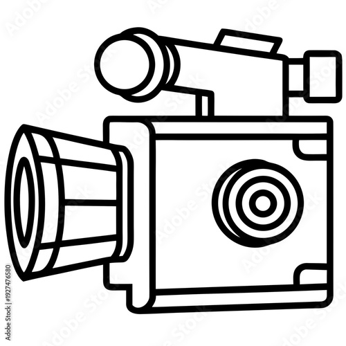 Vintage Film Camera Graphics Design File – High-Quality Digital Download