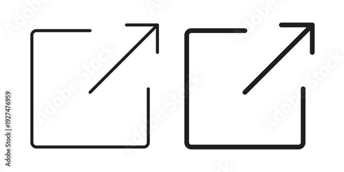 Window Maximize icon symbol vector illustration on white background. Flat design.