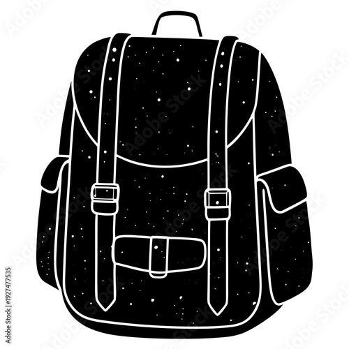 High-quality backpack graphic for digital design, web, and print projects.