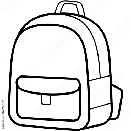 High-quality backpack graphic for digital design, web, and print projects.