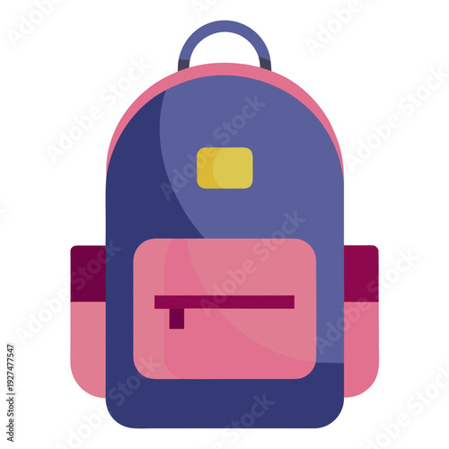 High-quality backpack graphic for digital design, web, and print projects.