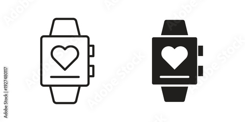 Smartwatch icon suitable symbol. Simple stock illustration stock