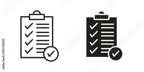 Survey icon suitable symbol. Simple stock illustration stock