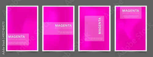 Bright fuchsia and pink futuristic background with soft blur for posters or digital art. Vector illustration.