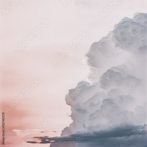 Split Tone Dramatic Cloud Sky Background