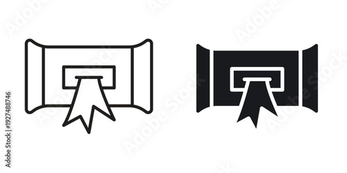 Wipess suitable design silhouette and line art style on white backgroundicon suitable design silhouette and line art style on white background