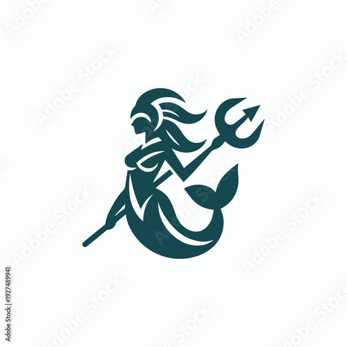 Mermaid Warrior Logo