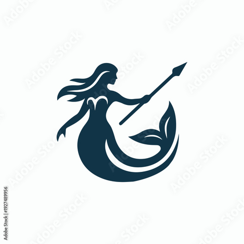 Mermaid Warrior Logo