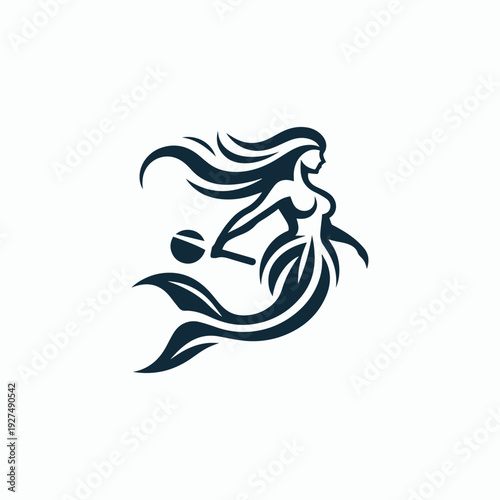 Mermaid Warrior Logo