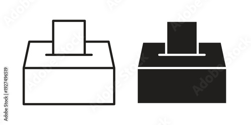 Voting icon suitable vector symbol for graphic design, logo, web site, social media