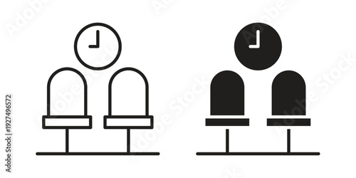 Waiting Room icon suitable vector symbol for graphic design, logo, web site, social media