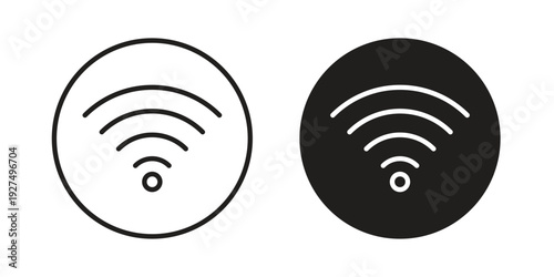 Wifi Signal icon suitable vector symbol for graphic design, logo, web site, social media