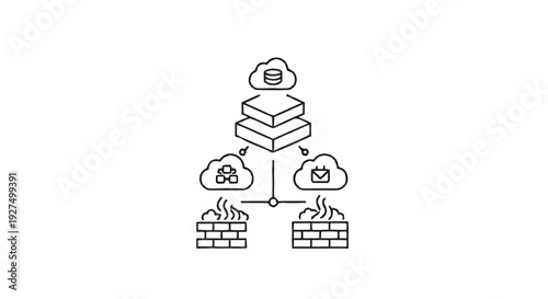 Cloud Computing Network Security Architecture Diagram.