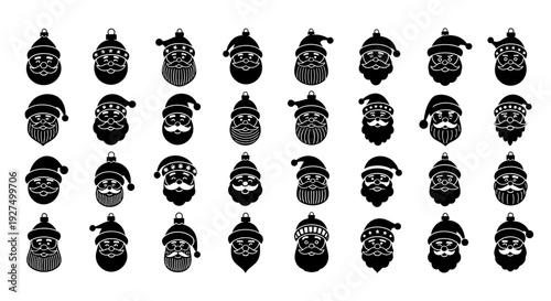 Collection of 28 black and white whisk illustrations in various designs on white background for culinary and cooking concepts