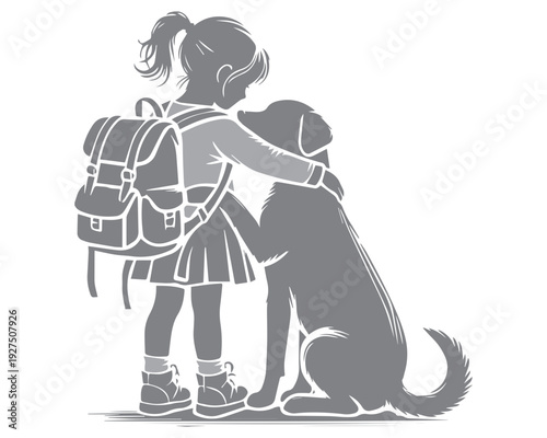 Child And Dog Back Together