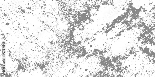Grayscale Grunge Texture: A high-resolution texture featuring splattered paint, scrapes, and imperfections, perfect for adding depth and a vintage aesthetic to any design.