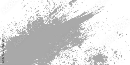 Abstract Splash: A textured abstract splash of gray paint creates a dynamic and modern graphic element. Suitable for a wide range of design projects, evoking energy and creativity.