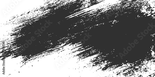 Ink Stroke Art: A striking illustration showcasing a bold, textured ink stroke against a contrasting background, offering a raw, artistic expression.