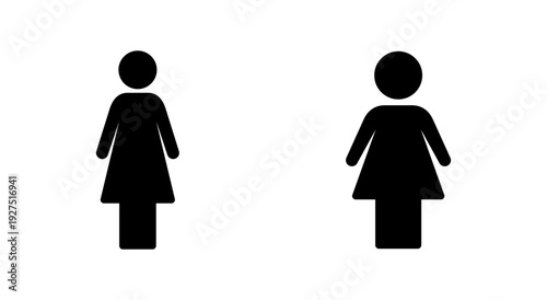 Female icon symbol for apps and websites. woman sign and symbol