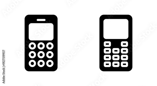 Phone icon symbol for apps and websites. Call sign and symbol. telephone symbol