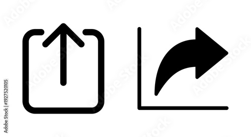 Share icon symbol for apps and websites. Sharing sign and symbol