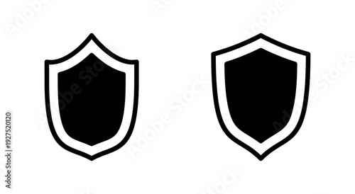 Shield icon symbol for apps and websites. Protection icon. Security sign and symbol