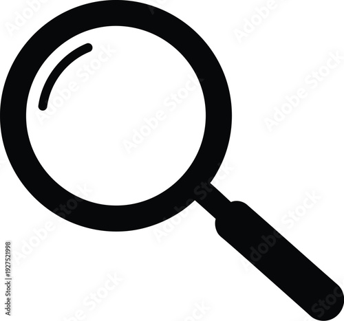 Magnifying glass icon for search and investigation
