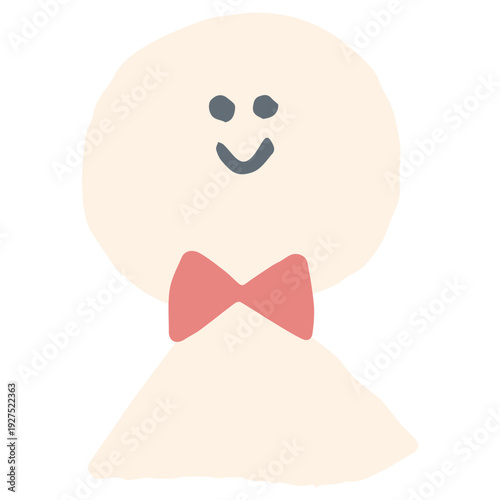 6月の園だよりに使いやすい シンプル手描き素材シリーズ｜てるてるぼうず

June Newsletter Simple Hand-Drawn Material Series | Teru Teru Bozu Doll