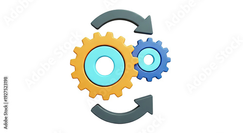 Gears and Arrows Icon