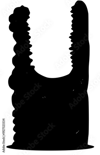 Dental molar tooth model for educational purposes