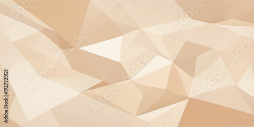 Creative vector illustration of an abstract geometric background featuring a colorful polygonal triangle pattern and mosaic texture for a modern style wallpaper design concept